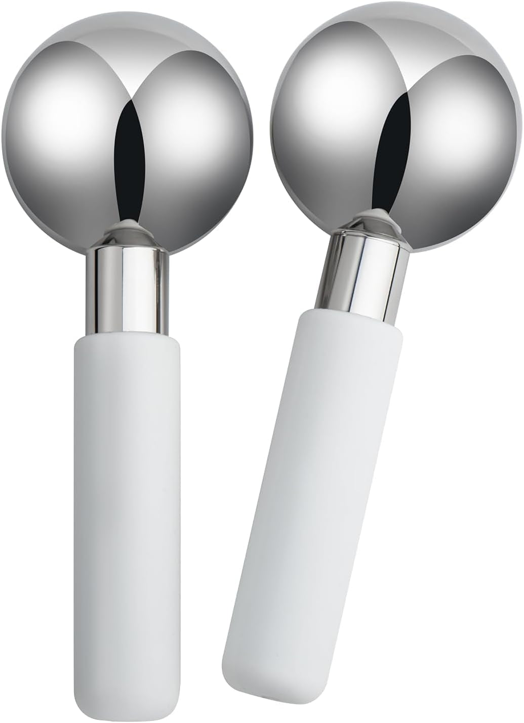 Floraison Rodillo De Enfriamiento De Hielo Para La Piel De La Cara, Bolas Frías, Acero Inoxidable Quirúrgico Para Masaje Facial, Cuello, Ojos, Tratamiento Antienvejecimiento Varitas