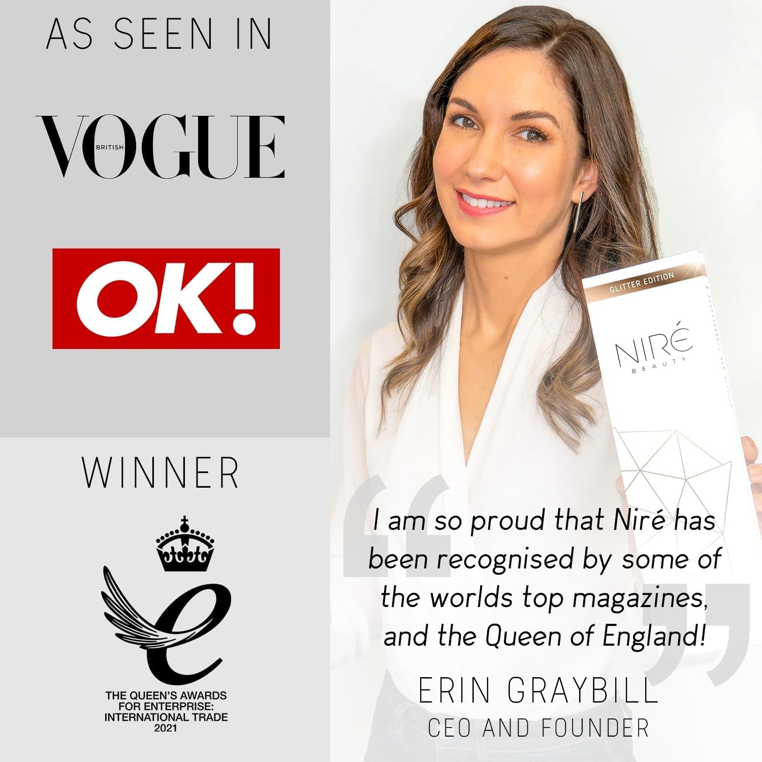 Niré Beauty Set De Brochas De Maquillaje Profesional De 15 Piezas : Brochas Y Pinceles De Maquillaje, Estuche, Esponja, Limpiador, Guía, Caja De Regalo