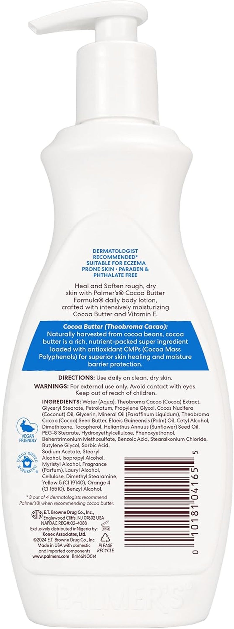 , Loción Hidratante Con Fórmula De Manteca De Cacao 41656NEU, Coco, 400 Ml